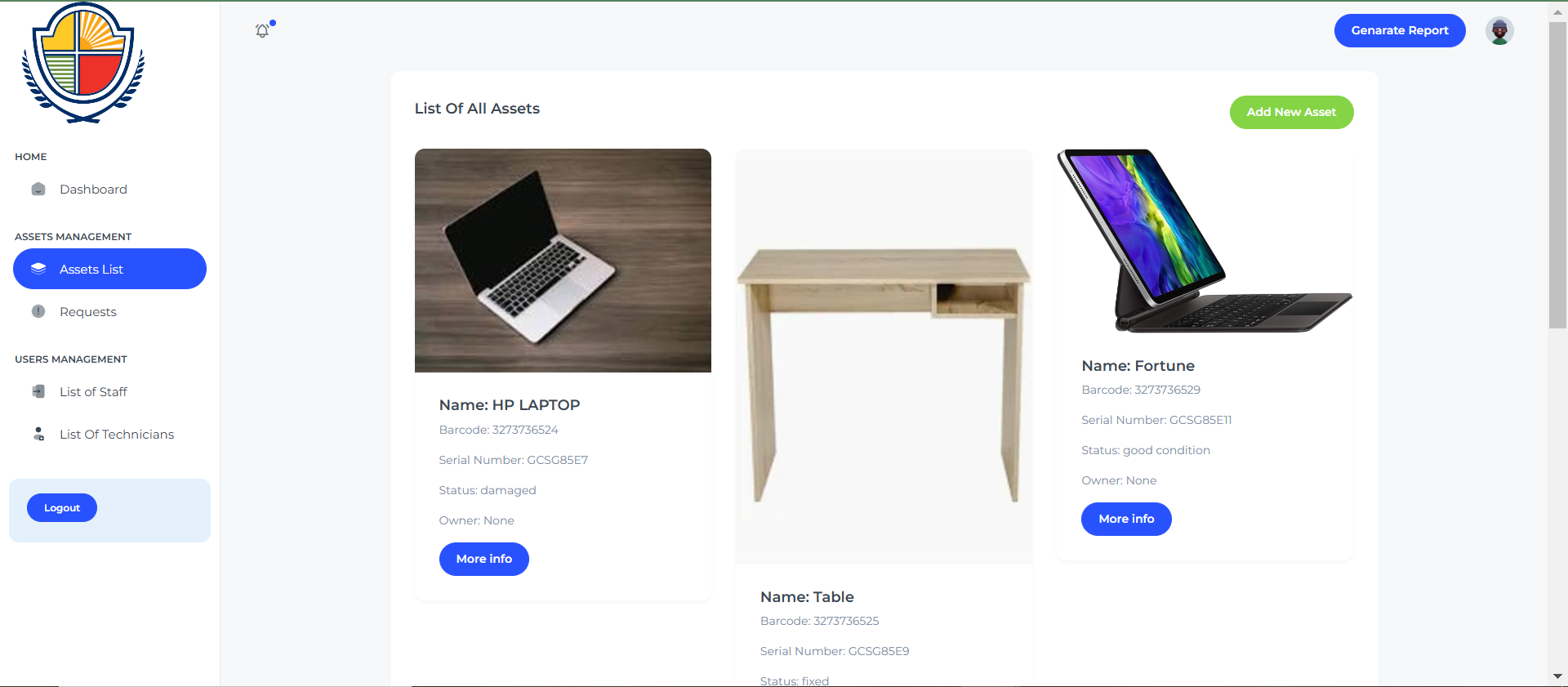 Asset Management System